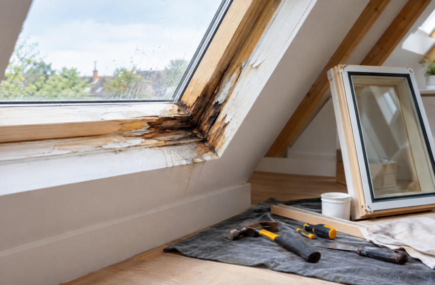 Can a Rotten Roof Window Frame Be Repaired